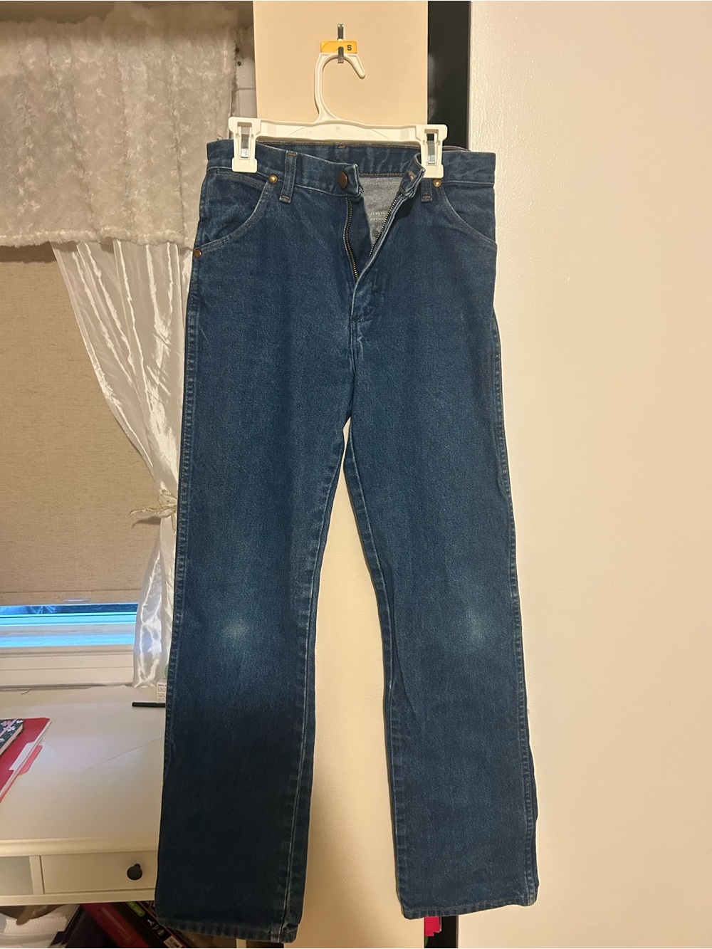 Wrangler Adolescent Dark Blue Straight Jeans